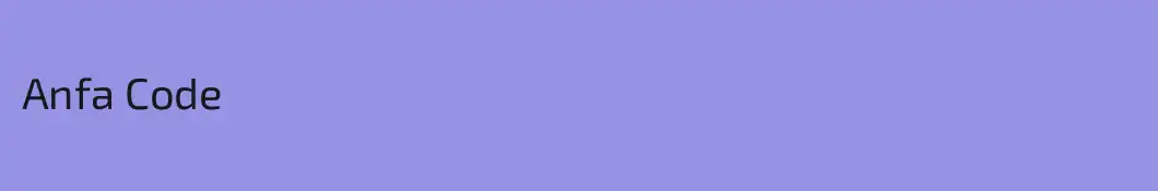 Anfa Code